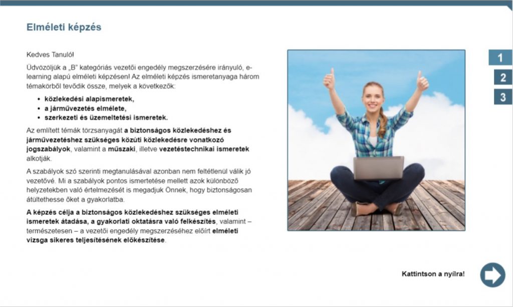 Online KRESZ-tanfolyam